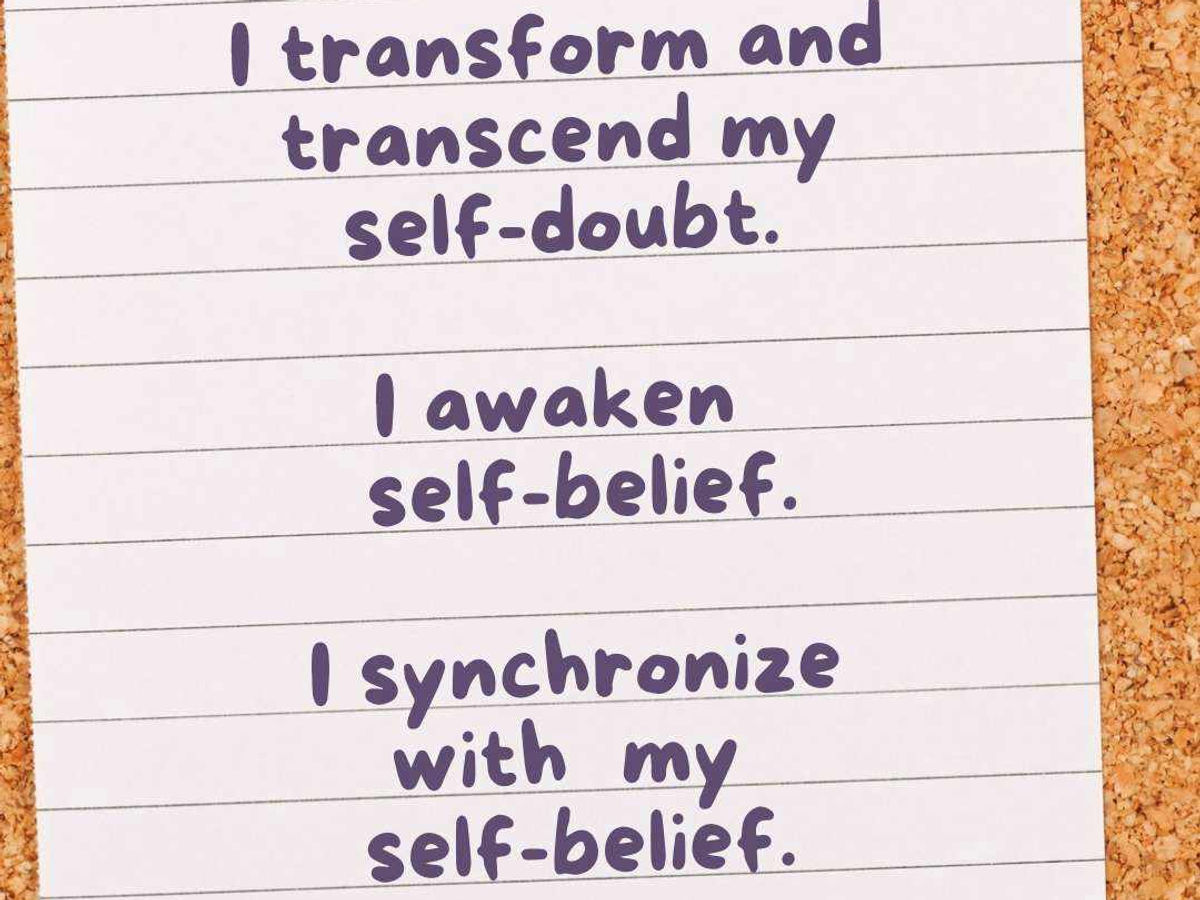 How to awaken self-belief?