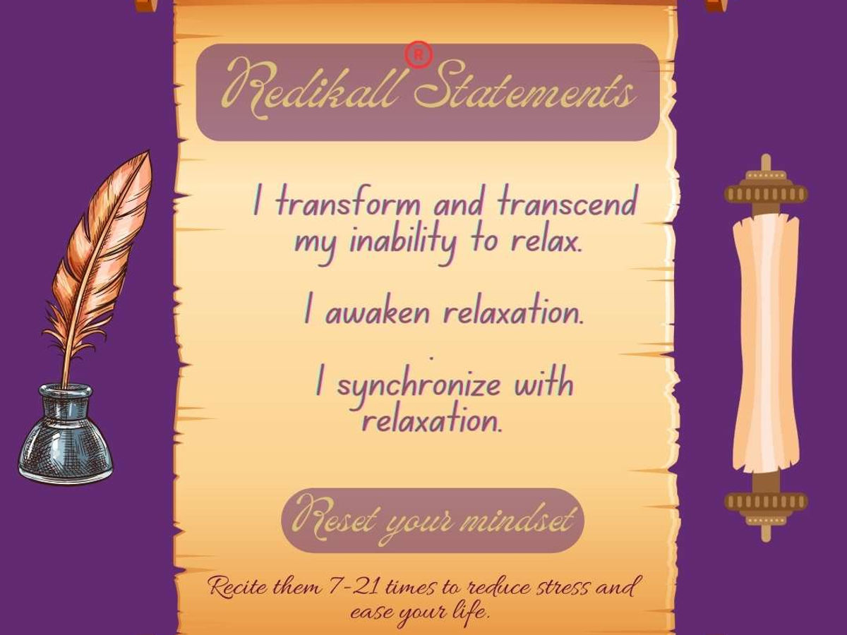 The Redikall Recipe for Synchronizing with relaxation.