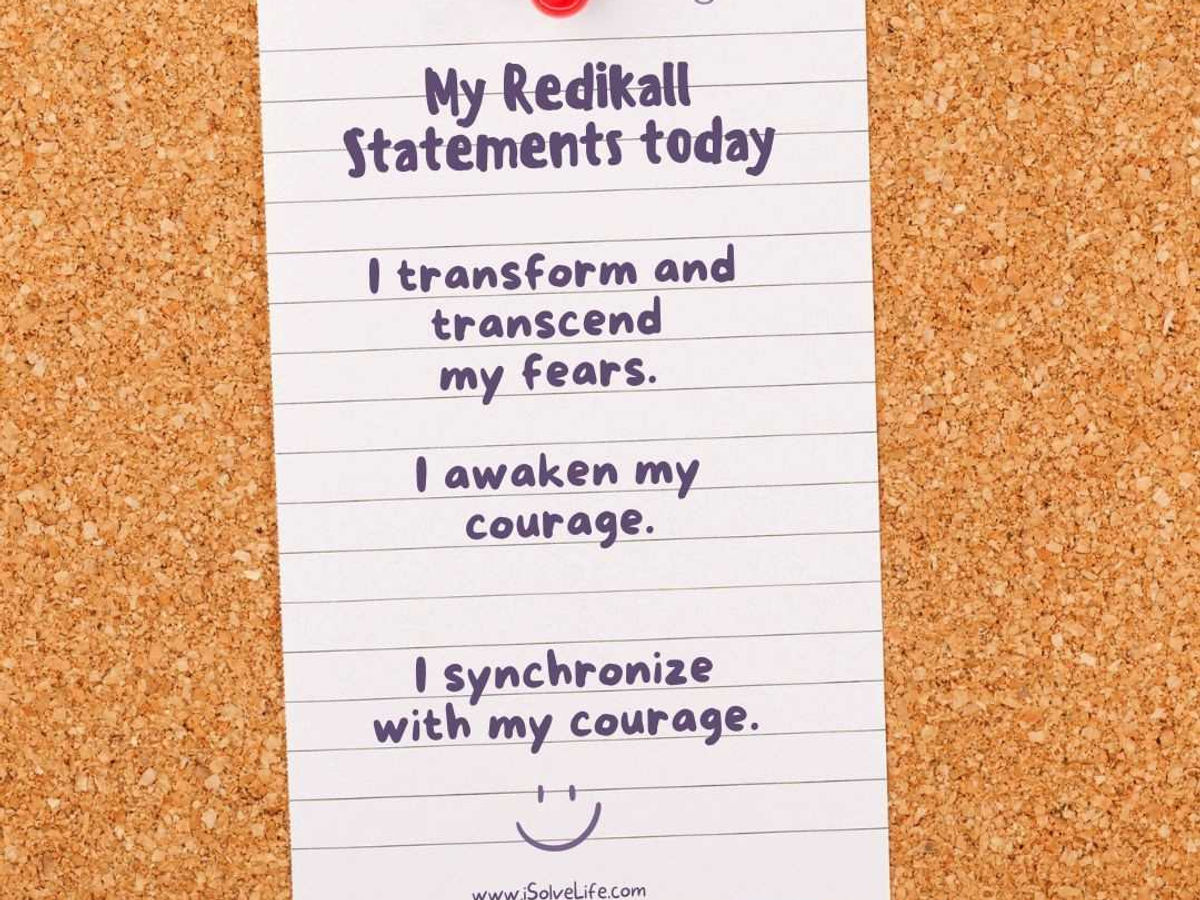 Overcome fears and awaken courage with Redikall
