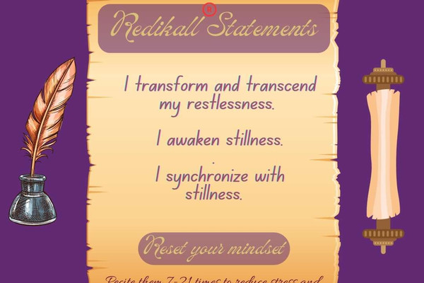 The Redikall Recipe for Synchronizing with Stillness