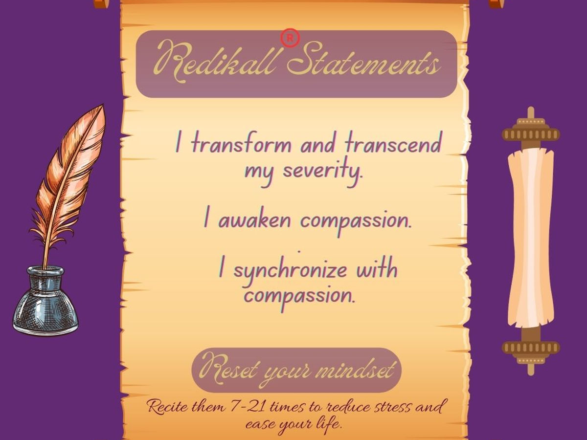 The Redikall Recipe for Synchronizing with compassion.