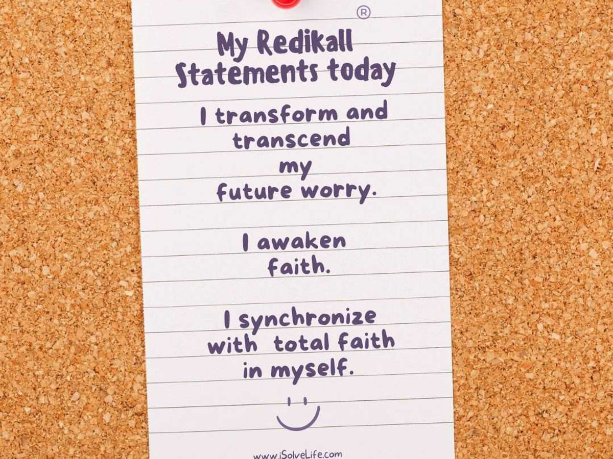 How to transform worry and awaken total faith?