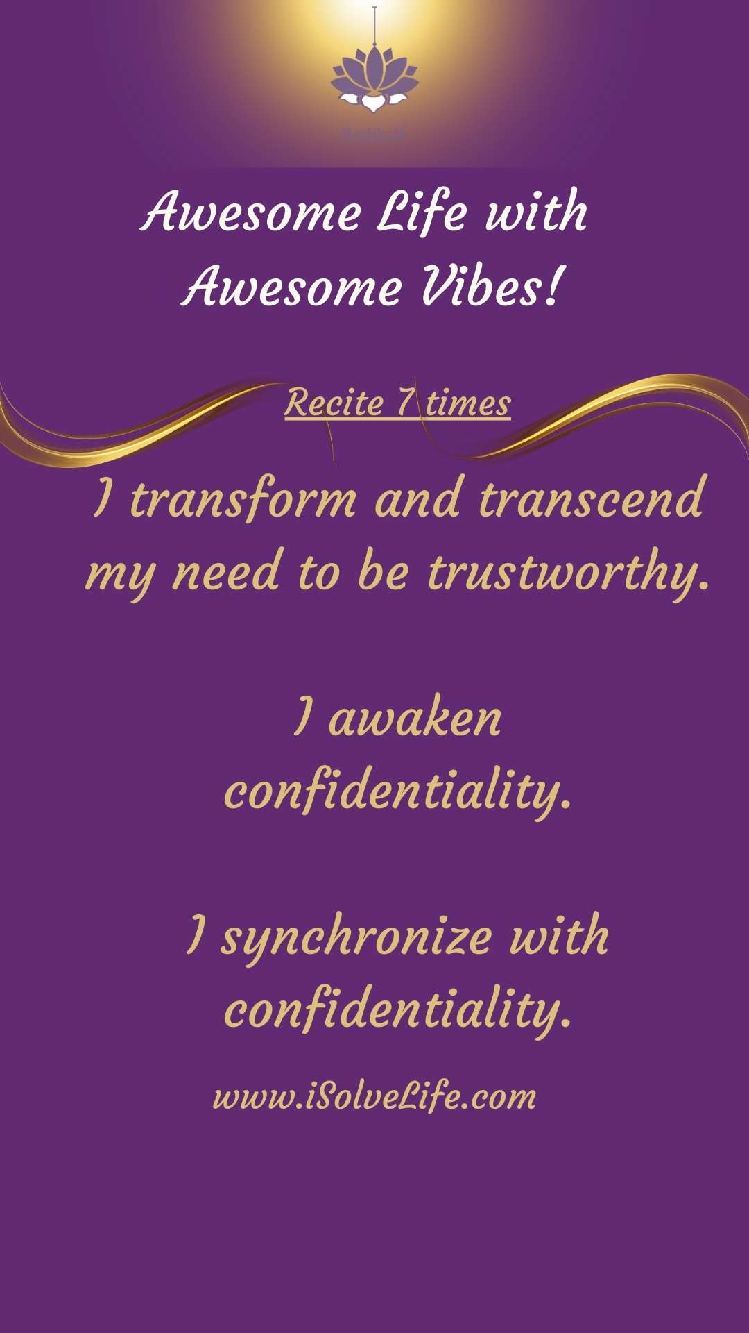 Synchronize with confidentiality