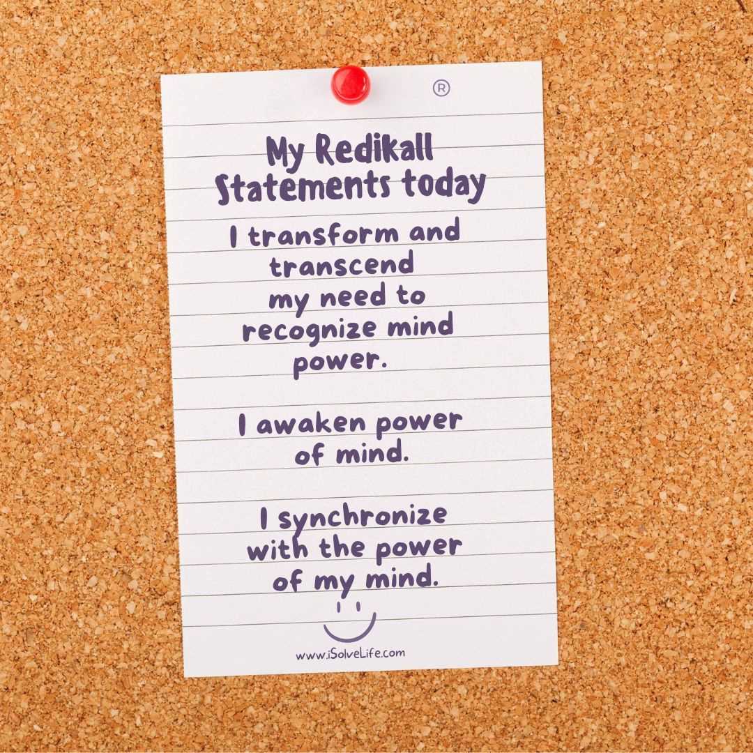 synchronize with your mind power - with Redikall