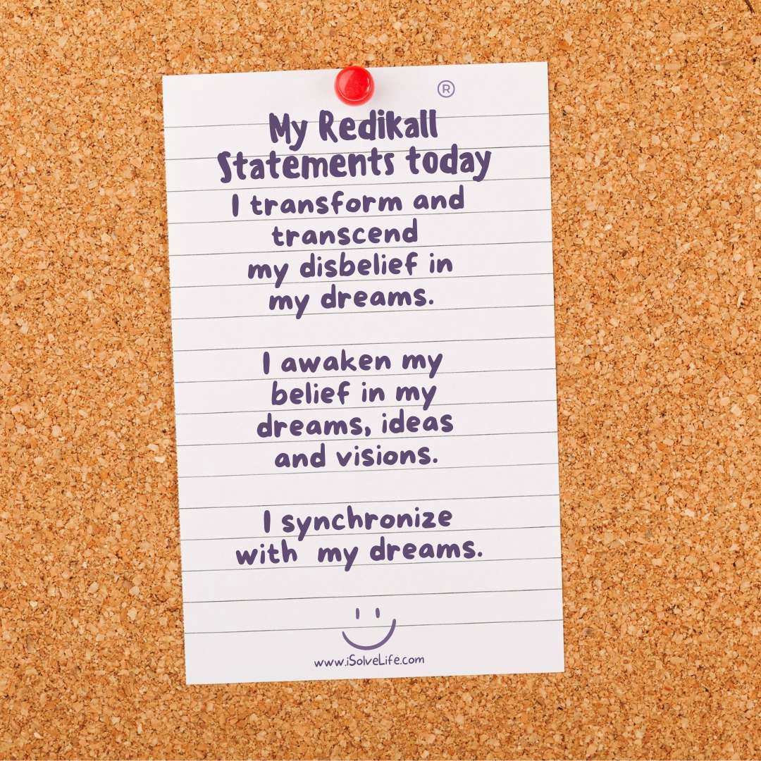 Synchronize with your dream ,ideas and visions with Redikall