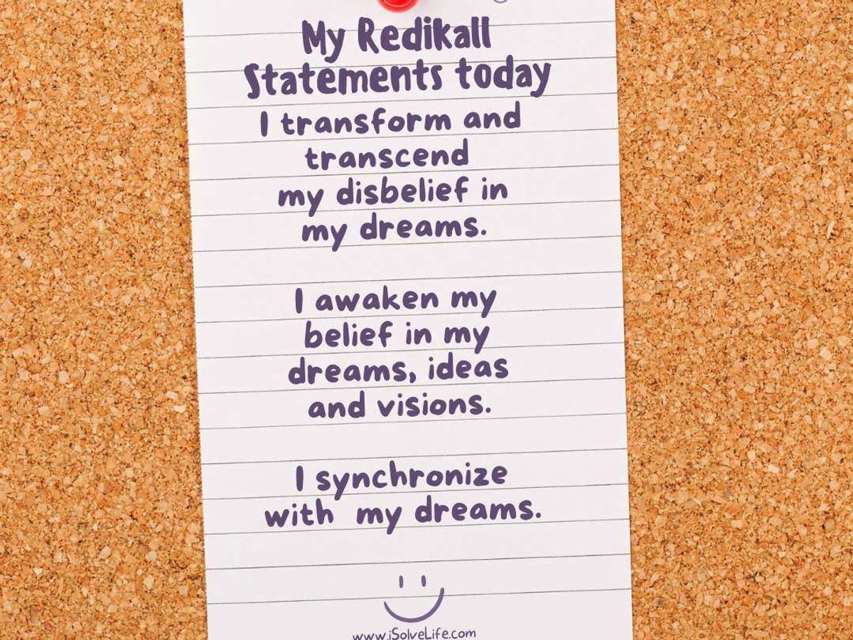 How to transform your disbelief in your dreams?
