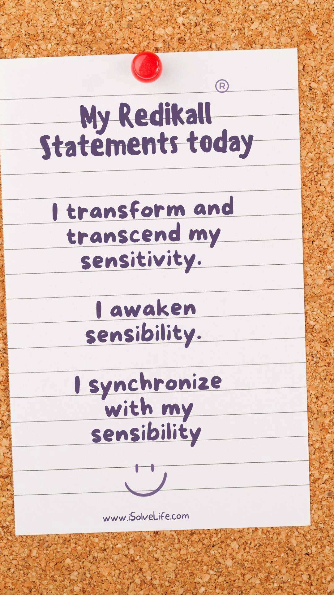 awaken sensibility- your Redikall Statement