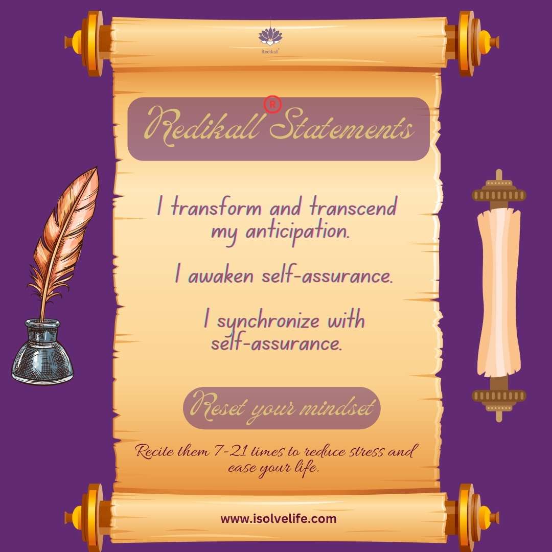 Redikall helps in overcoming anticipation and awaken self-assurance.