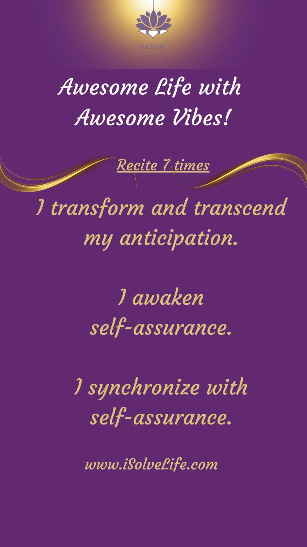 Redikall helps in synchronizing with self-assurance.