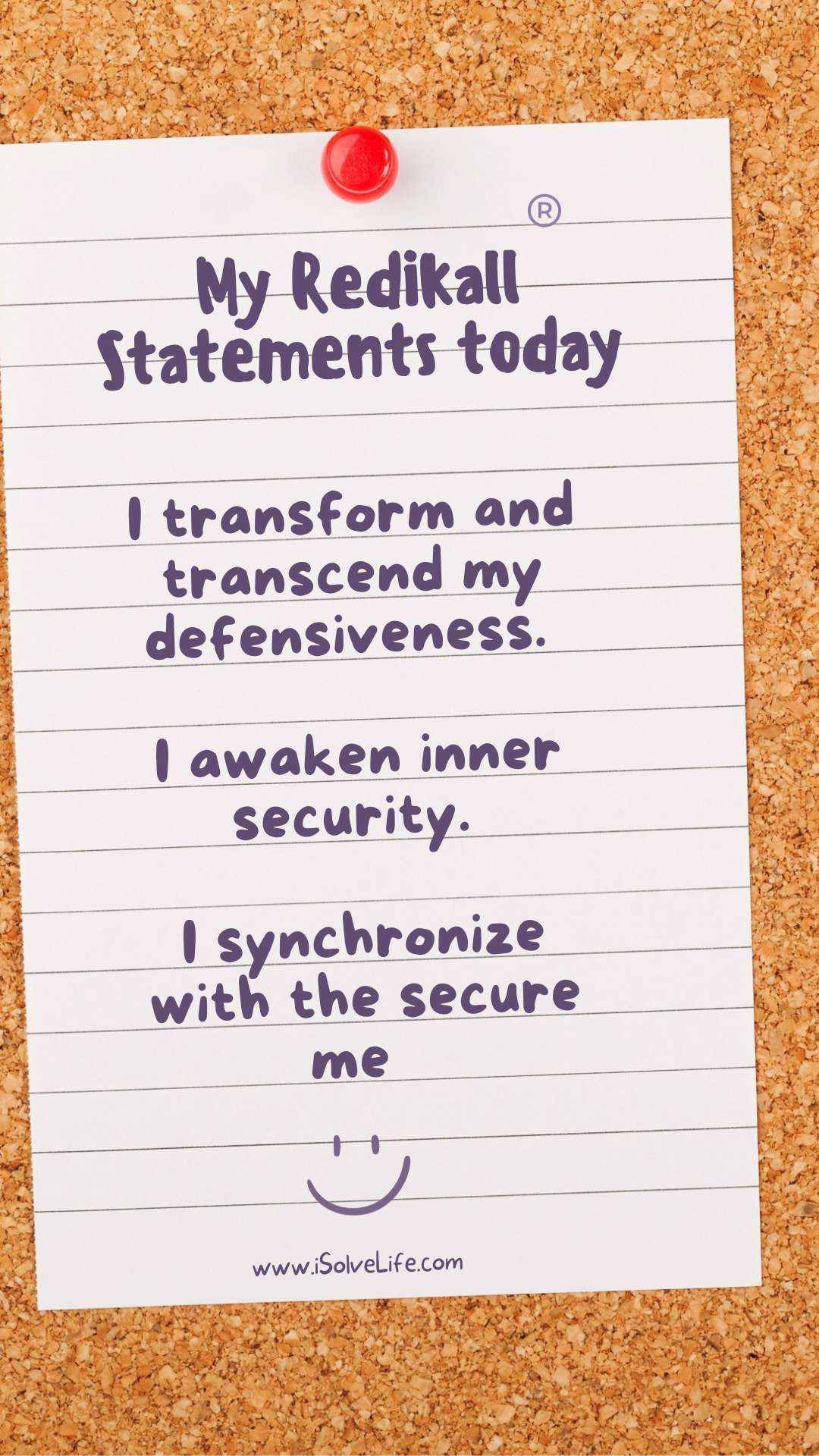 Synchronize with inner security- your Redikall Statements today