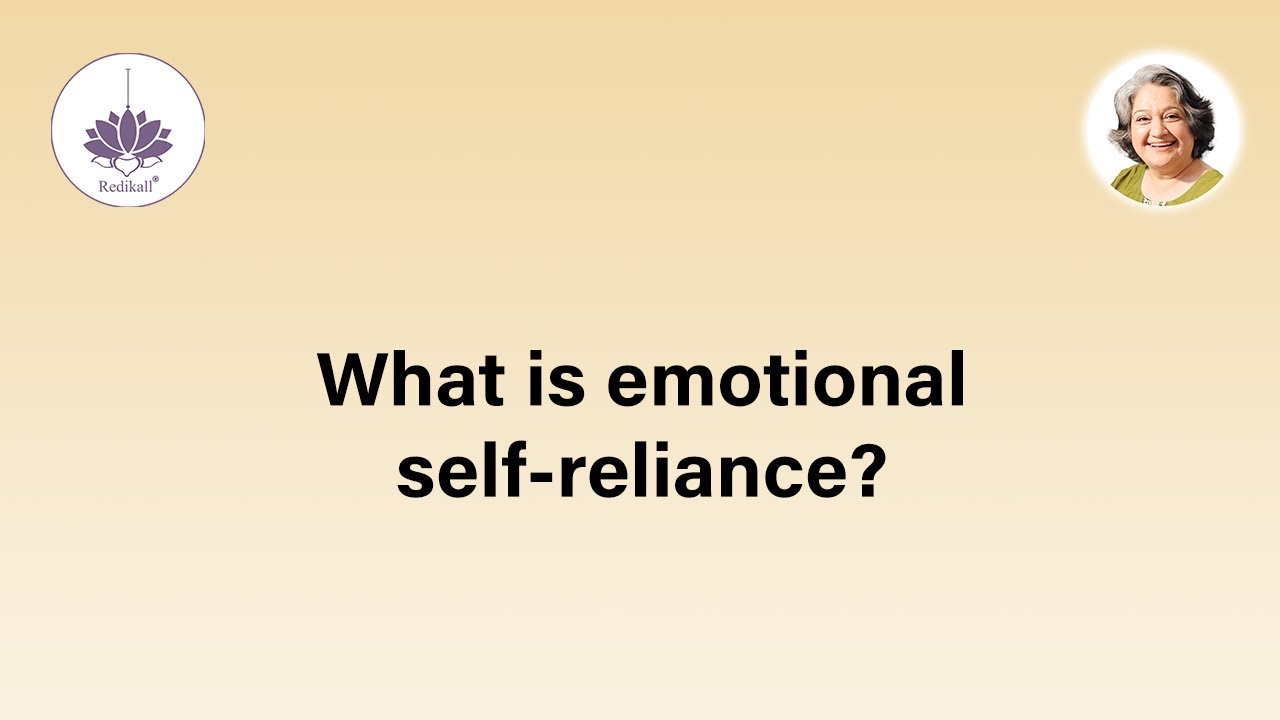 Redikall helps you to be emotionally self-reliant