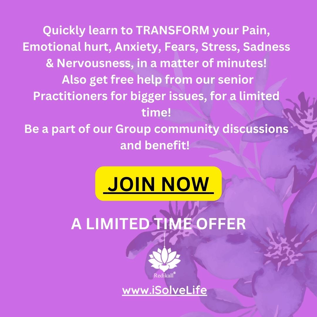 Transform your emotions through Redikall Recitation and Meditation.