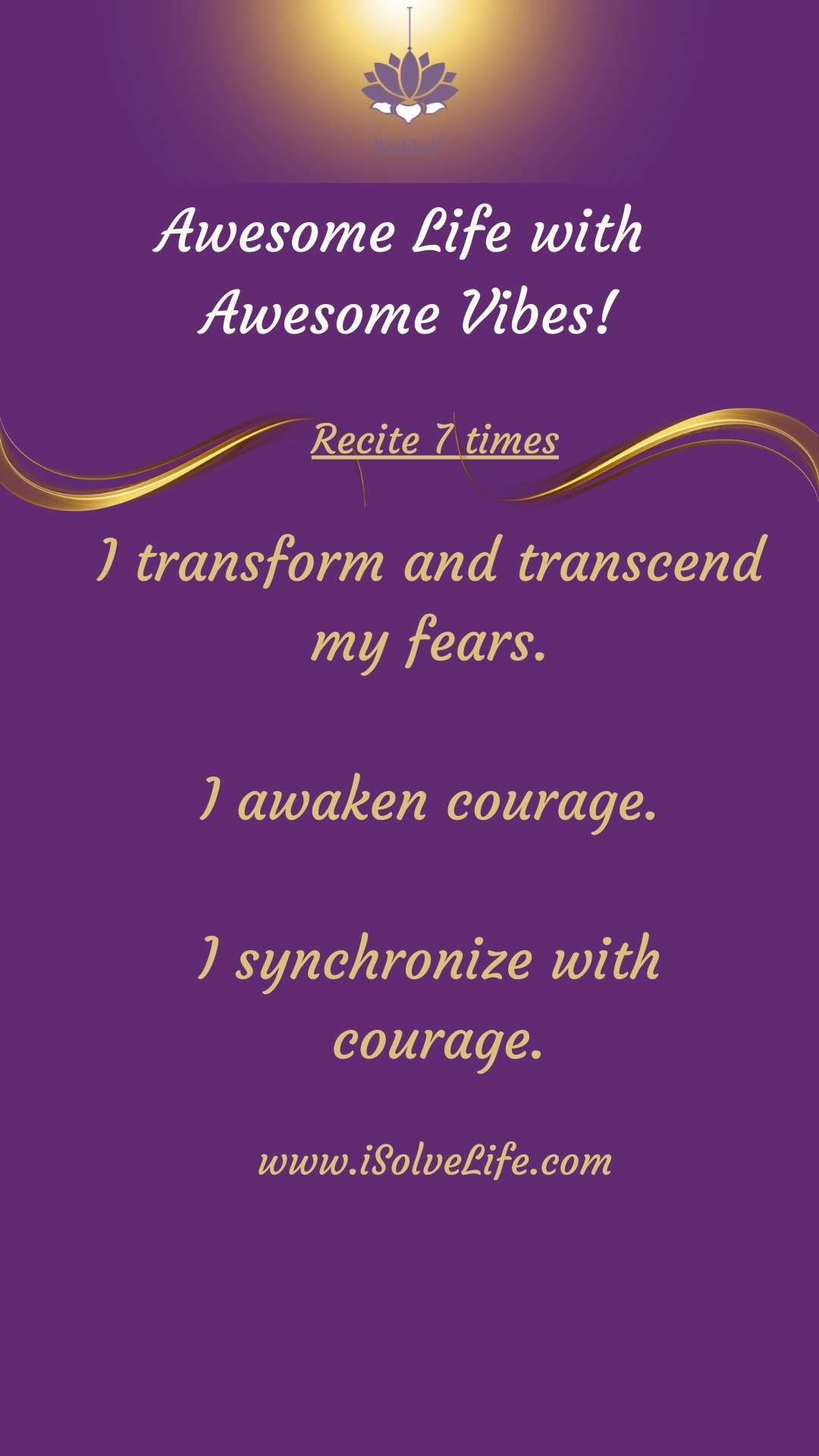 Redikall helps in synchronicity with courage