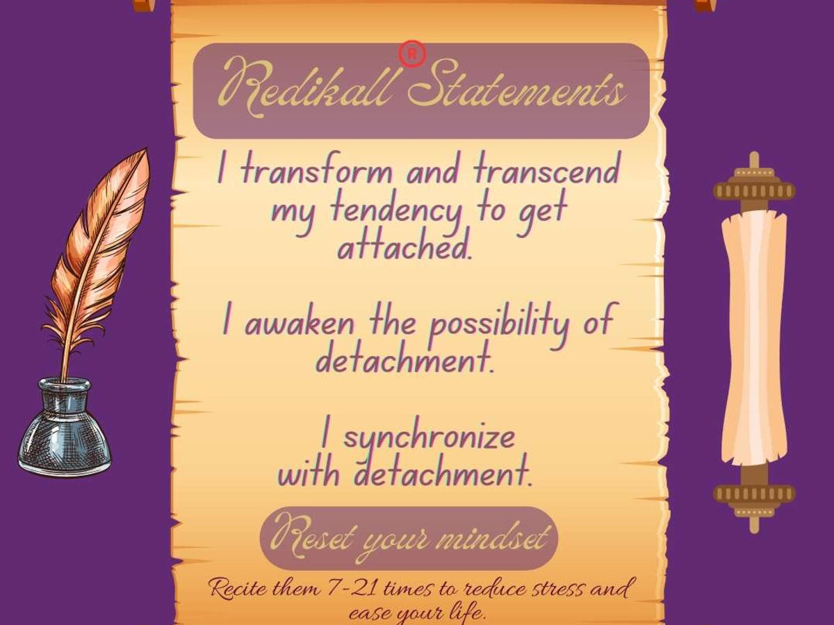 The Redikall Recipe for Synchronizing with Detachment