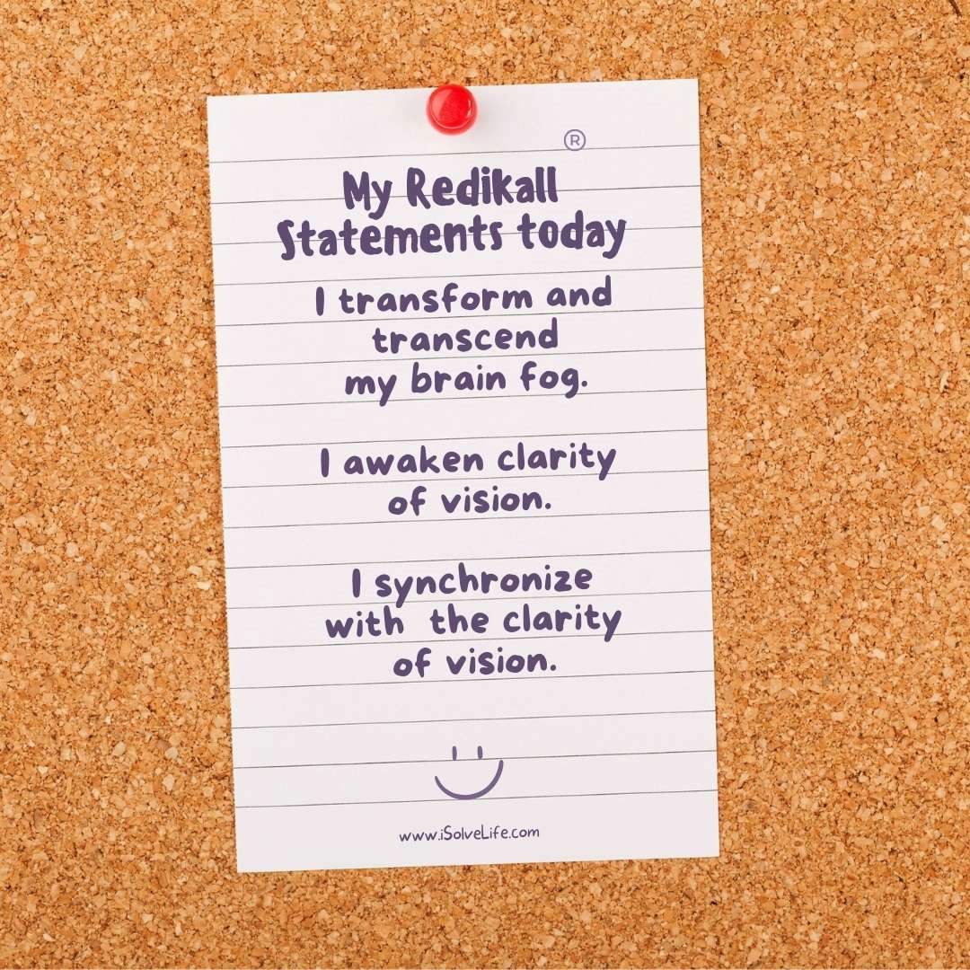 Redikall helps in synchronizing with clarity of vision.