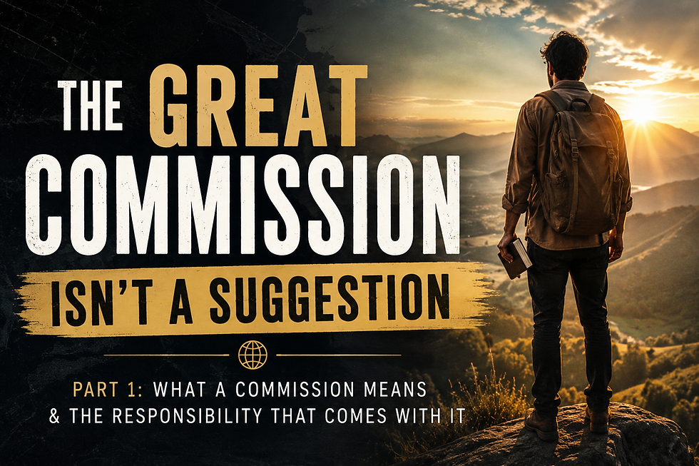 The Great Commission is Not a Suggestion