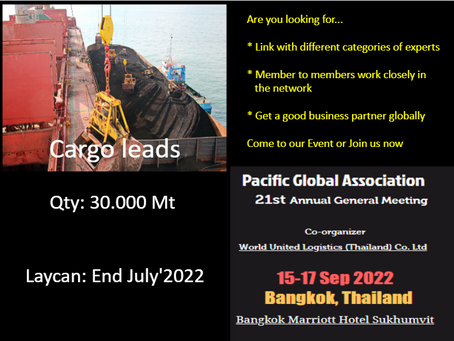 Cargo leads - Dry bulk for Coal