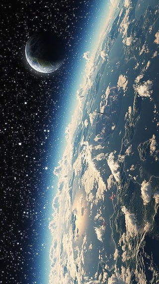 cielo en el espacio