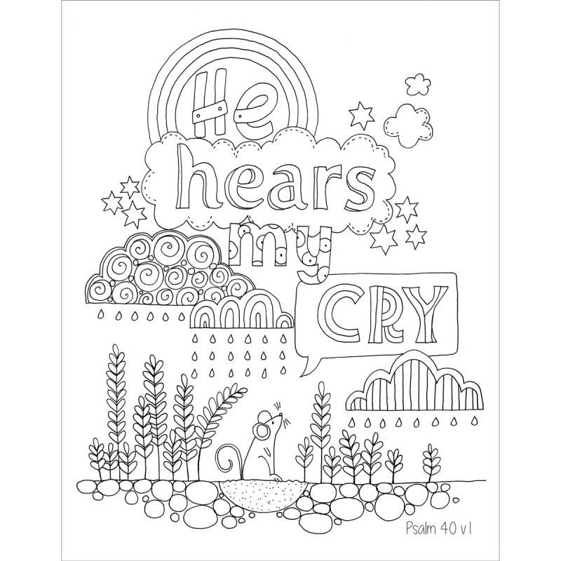 Thumbnail: Exploring The Psalms Creative Colouring Journal