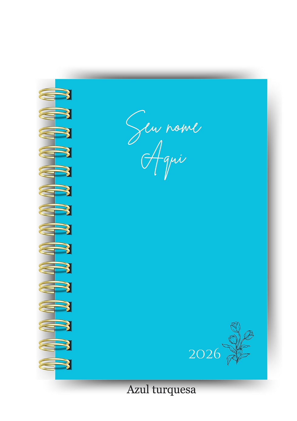 Miniatura: Agenda Color 2026 - Cores frias - 1 dia por página