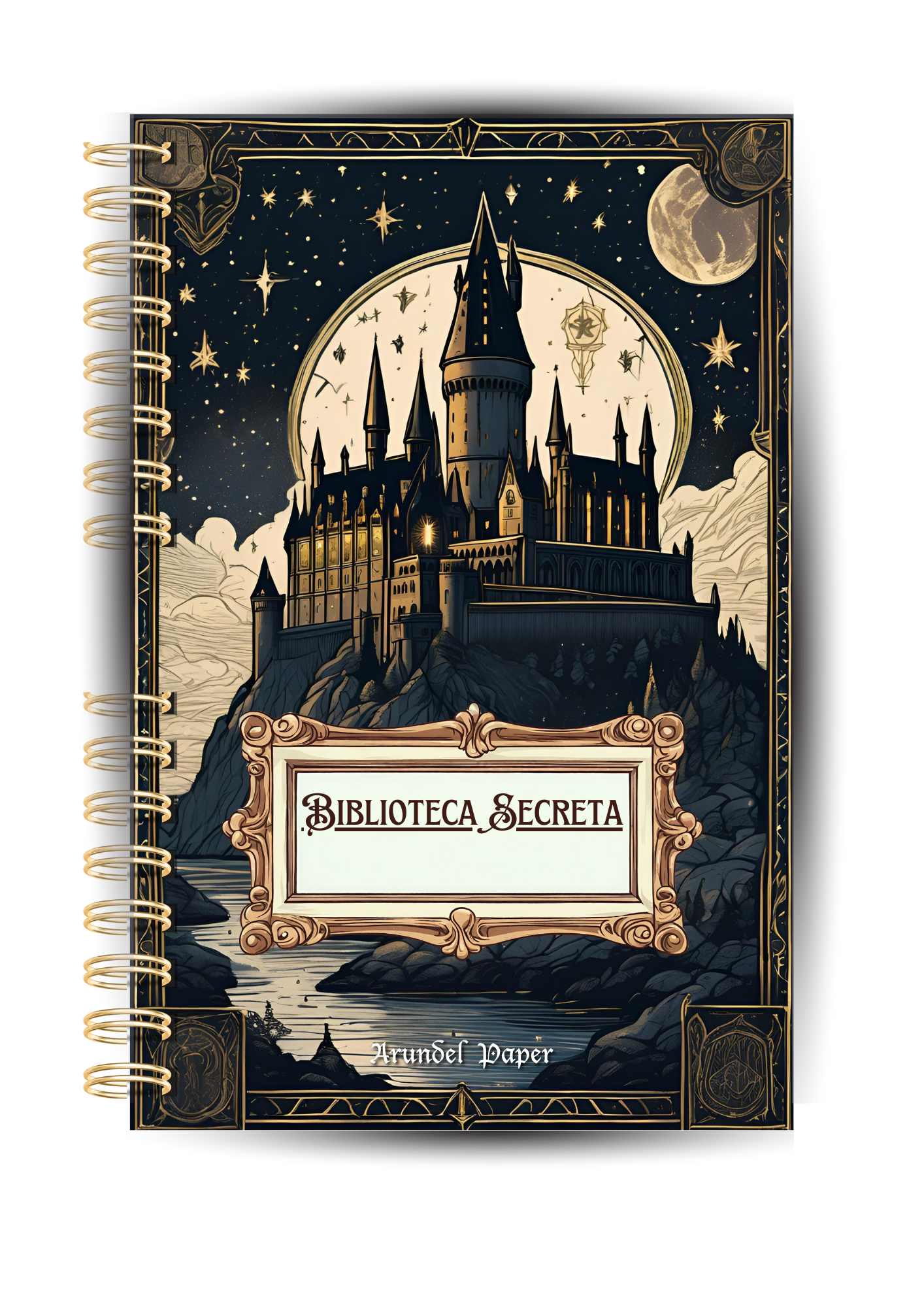 Biblioteca secreta - Planner de leitura - Castelo