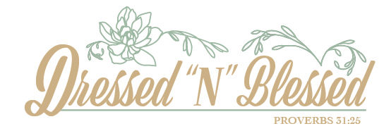 DRESSED N BLESSED Logo