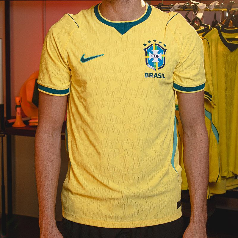 Camisa Seleção Brasileira I 26/27 - Jogador Nike Masculina - Amarela