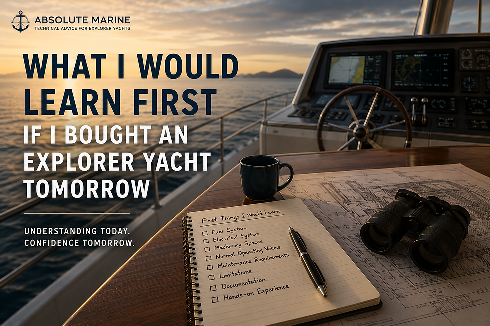 What I Would Learn First If I Bought an Explorer Yacht Tomorrow