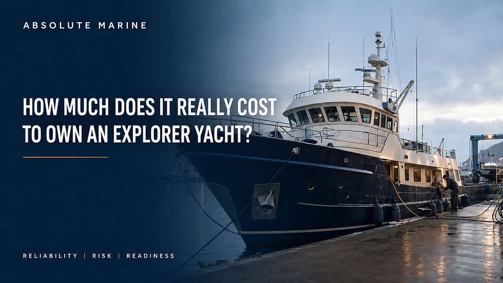 How Much Does It Really Cost to Own an Explorer Yacht?