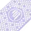 Thumbnail: Crew Non Slip Grip Socks - Purple Rain Stripe