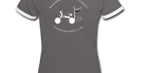 Women's Ringer T-Shirt - Front - Not Only A Currency