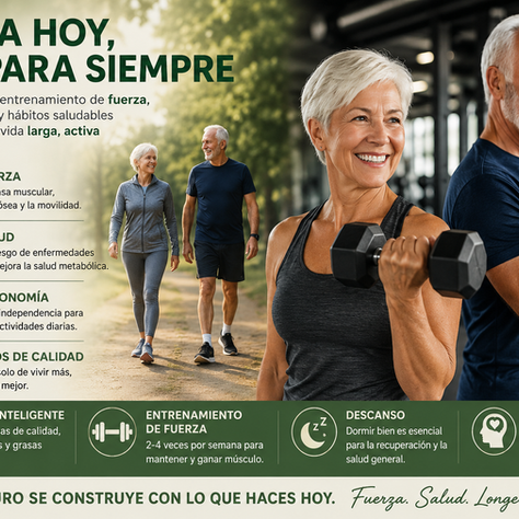 Cuánto entrenar fuerza para vivir más