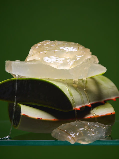 Pétale translucide et goutte d'eau sur feuille verte, macrophotographie
