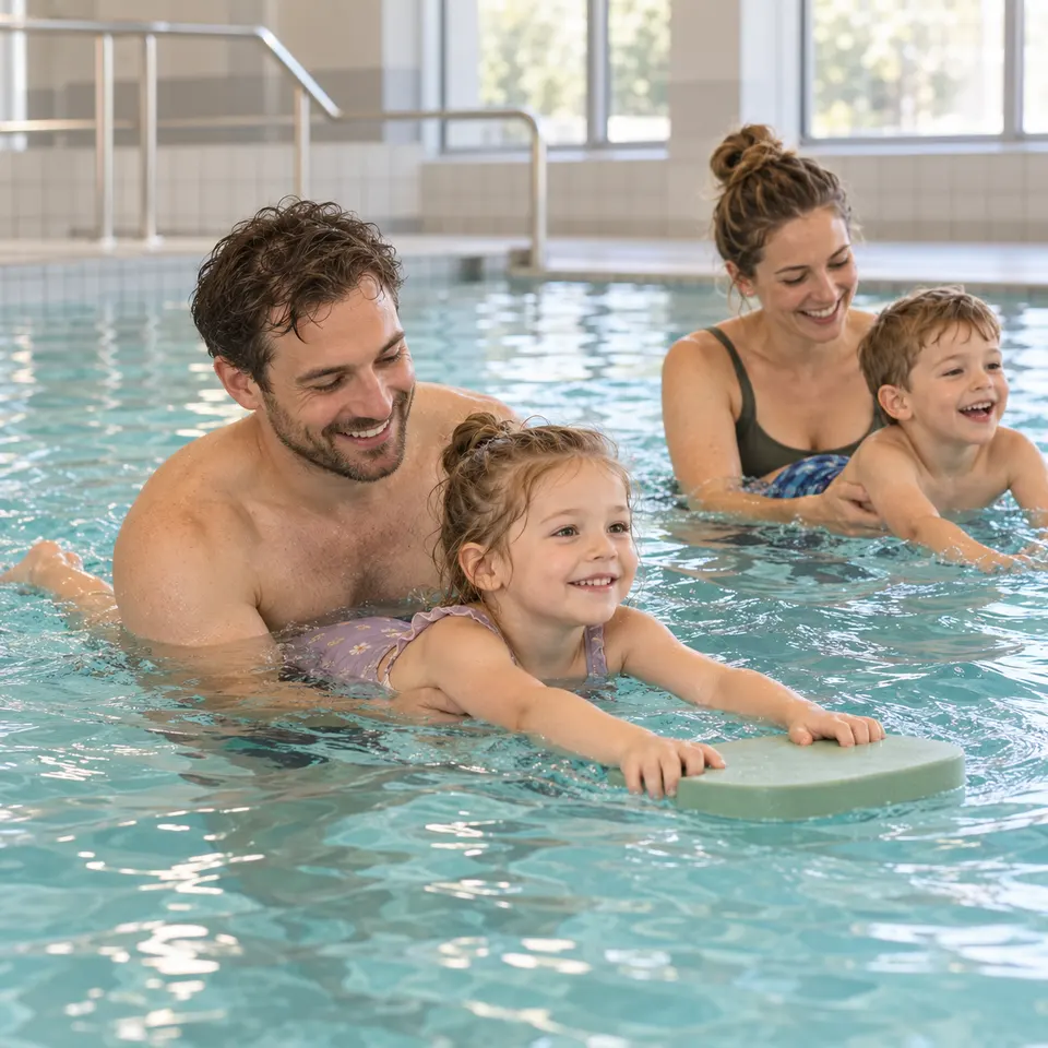 Eltern-Kind-Schwimmkurs ab 4 Jahren