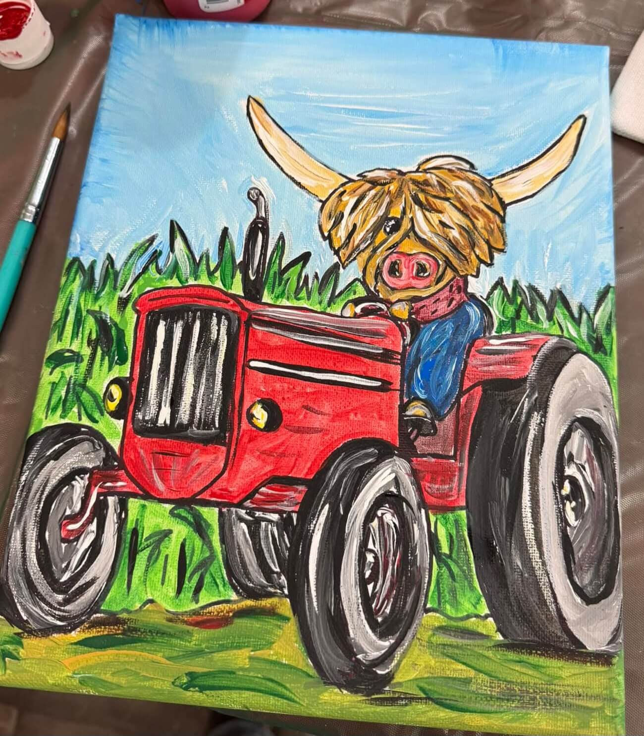 highlander and tractor Paint Kit