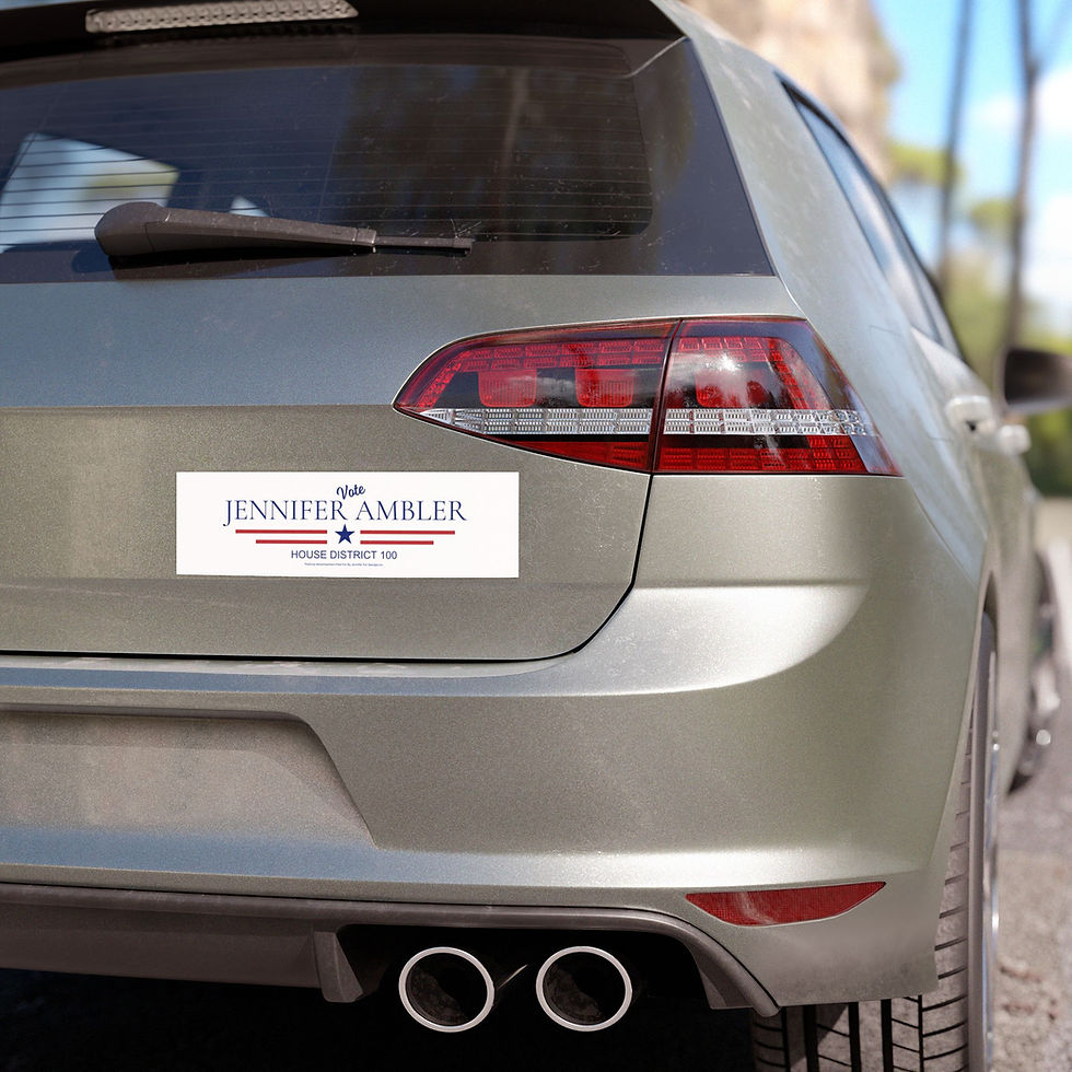 Thumbnail: Campaign Car Magnet — "Vote Jennifer Ambler" House District 100