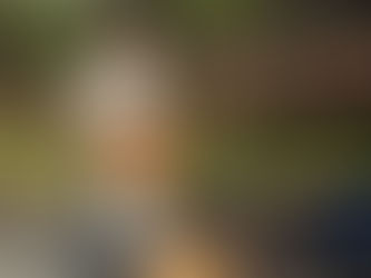 Harley standing outdoors beside open boxes of new equipment, holding a bag of welding supplies in a backyard setting.