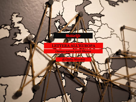 LETTERA ALL'EUROPA