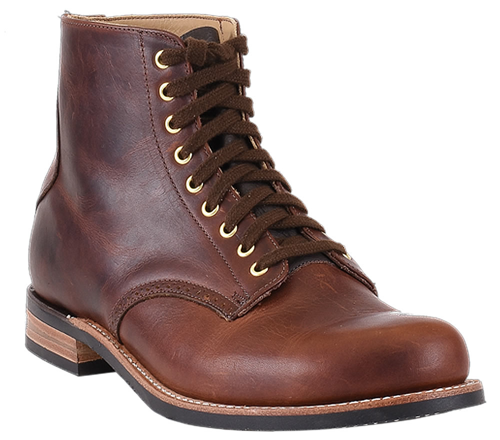 Canada West WM. Moorby 2801 brown leather lace-up boot.