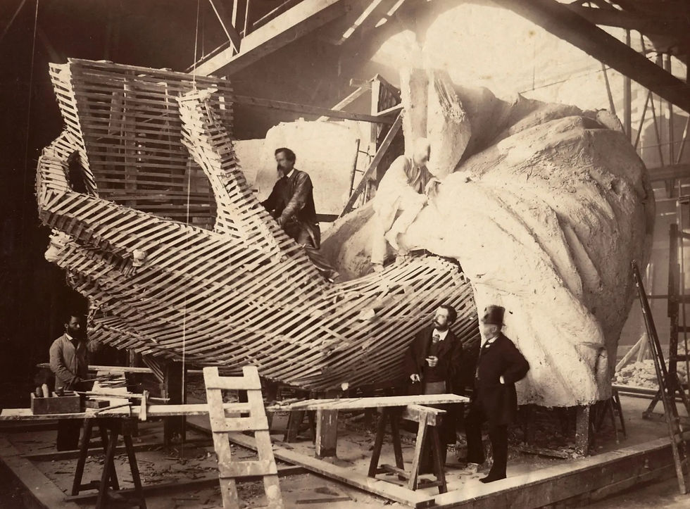 Constructing the Statue of Liberty, Paris 1881