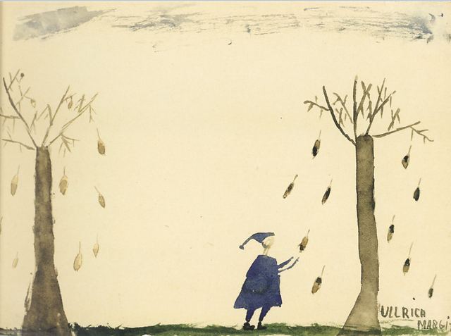 Drawing by Ullrichová Margit from the ghetto of Terezín