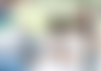 WAV staff helping kids paint rocks