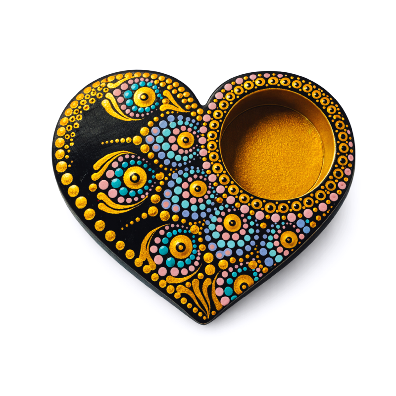 Miniaturbild: HEART OF GOLD - DOT ART
