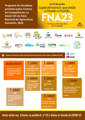 Participação em stand conjunto dos Centros de Competências na Feira Nacional de Agricultura 2023