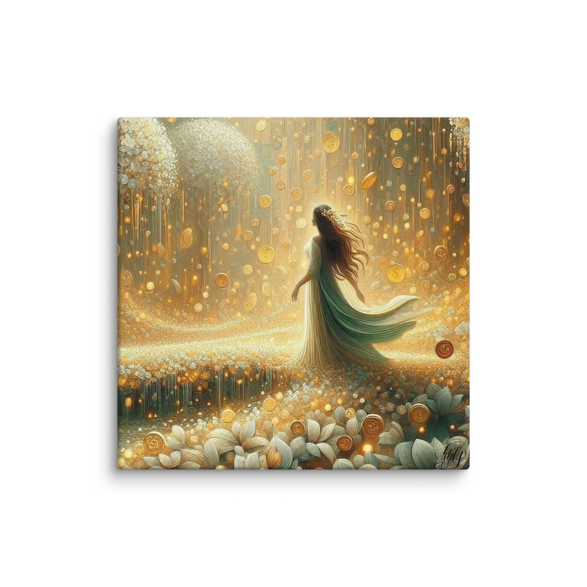 Lienzo el El Sendero de la Abundancia de Lakshmi