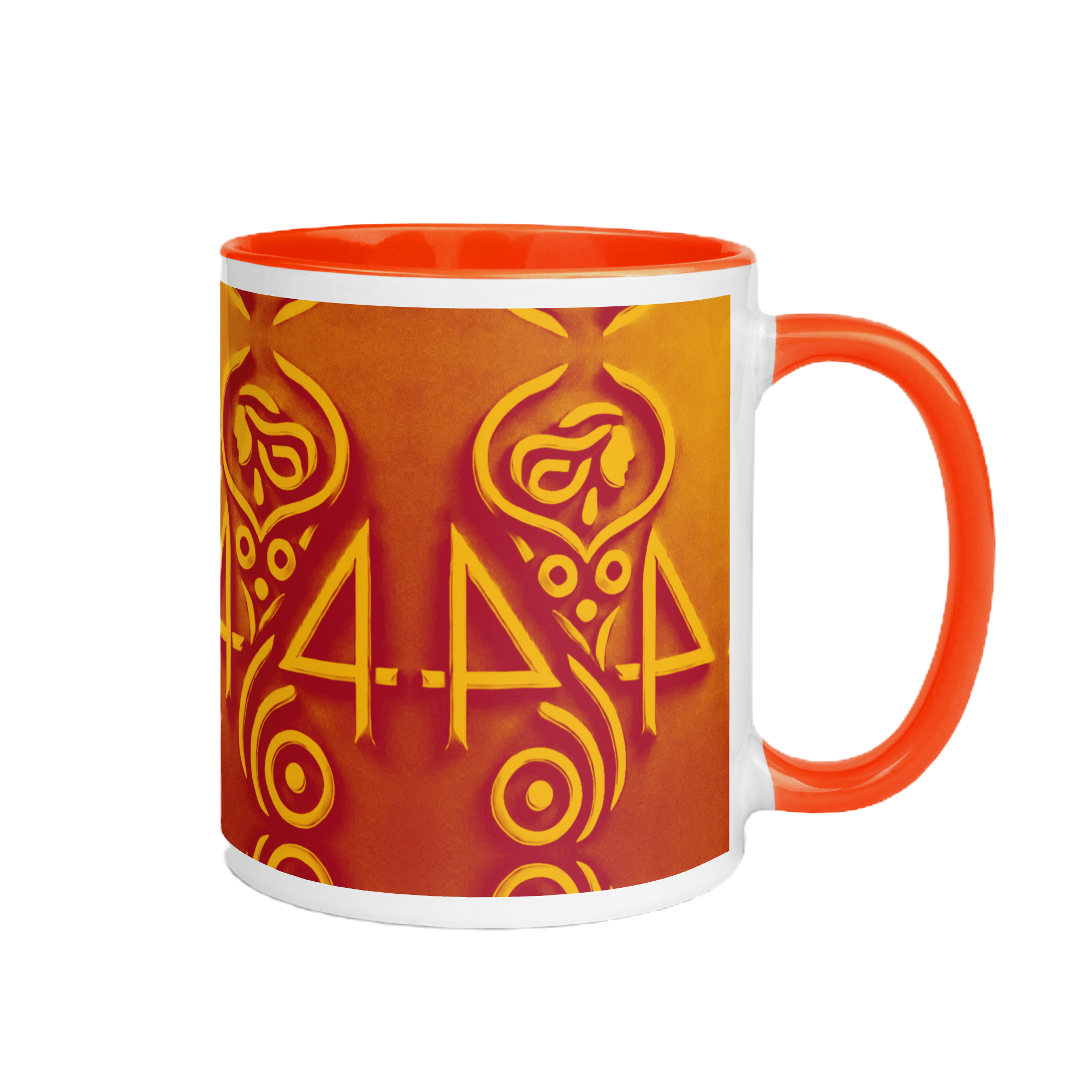 Taza "Sello Rojo Naranja"