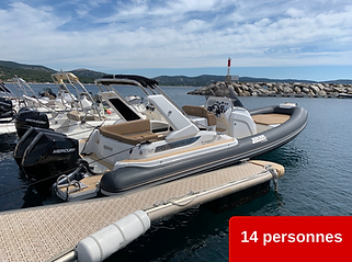 bateau coque semi-rigide ponton locavalaire cavalaire-sur-mer