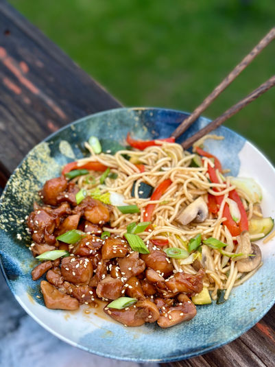 Chicken Teriyaki with Noodles