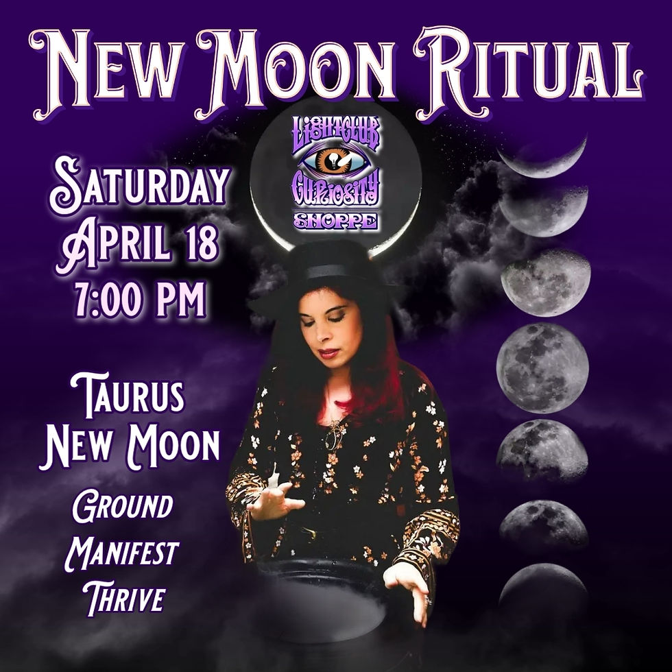 New Moon Ritual Ceremony,  April 