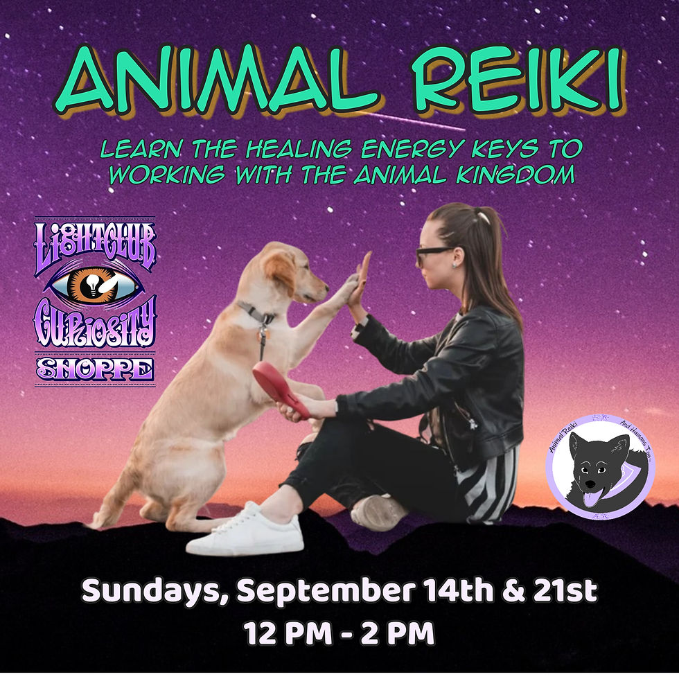 Animal Reiki September 2025
